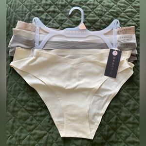 Danskin 4-pack Womens Briefs Sz L